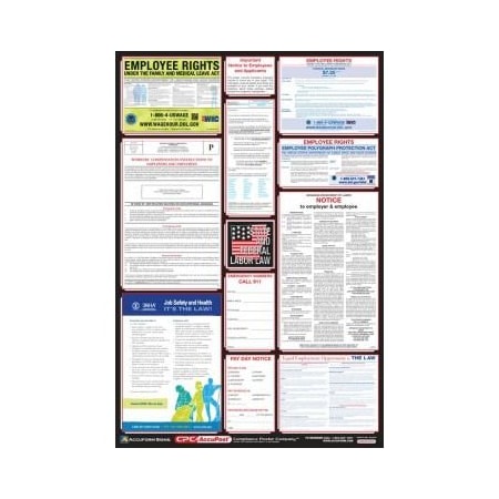 Accuform OSHA SAFETY POSTER COMBO STATE, PPG300AR PPG300AR